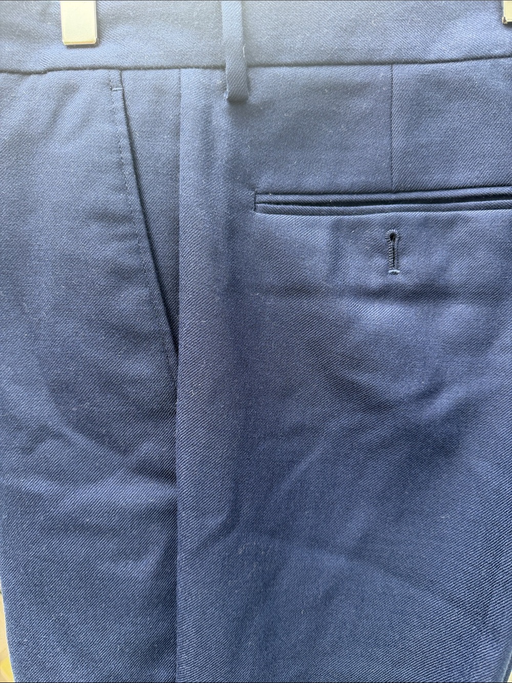 J. Crew Men's Navy Dress Trousers - Bowery Slim 31x30